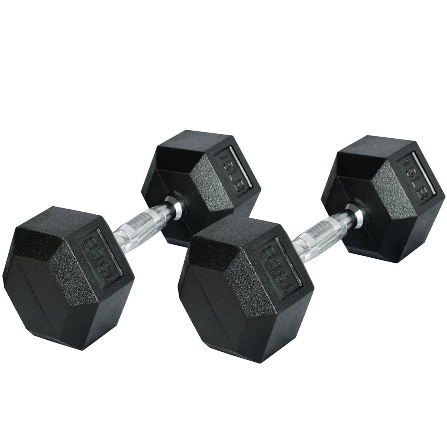 HexGrip Neoprene 10lb Dumbbell Set