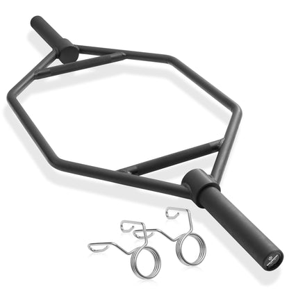 Philosophy Gym Olympic Hex Trap Bar – 20 KG Trap Bar for Deadlifts, Shrugs, Squats & Strength Training