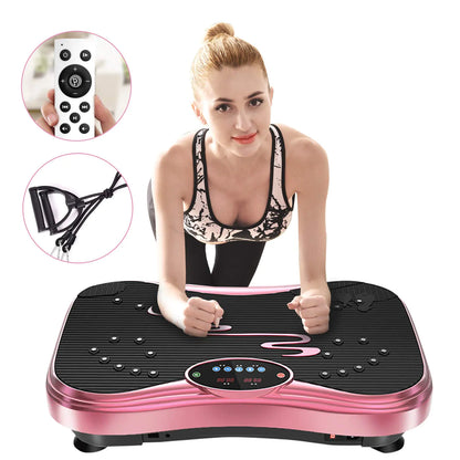 NIMTO XL Vibration Plate Exercise Machine – Full Body Workout Platform with Remote & Resistance Bands | 999 Speed Levels